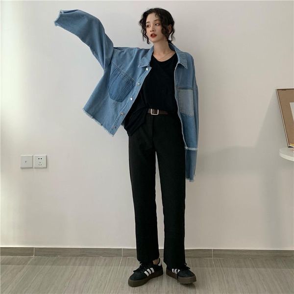 women's jackets denim jacket women blue loose coat jeans casual harajuku streetwear outerwear female vintage splici, Black;brown
women's jackets denim jacket women blue loose coat jeans casual harajuku streetwear outerwear female vintage splici, Black;brown
