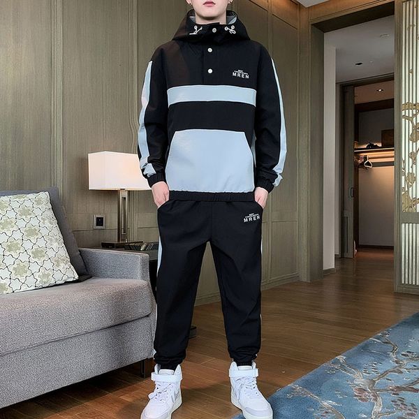 men's jackets fashion tracksuit set men clothing mens sweat suits 2 pieces baseball jacket + sweatpants male hip hop jogger eikr, Black;brown
men's jackets fashion tracksuit set men clothing mens sweat suits 2 pieces baseball jacket + sweatpants male hip hop jogger eikr, Black;brown