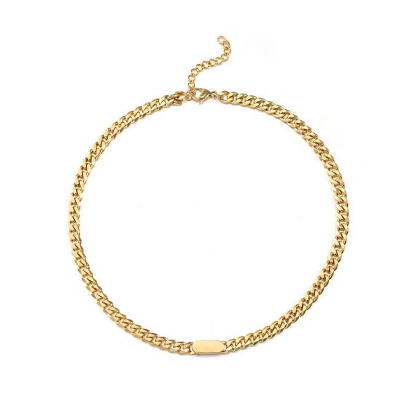 chains fashion simple thick chain hip hop titanium steel necklace men's stainless stitching cuban, Silver
chains fashion simple thick chain hip hop titanium steel necklace men's stainless stitching cuban, Silver
