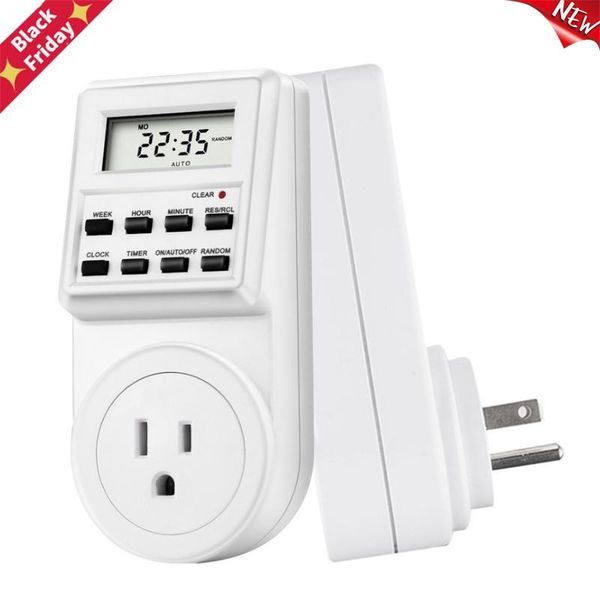 euplug digital weekly programmable electrical wall plug-in power socket timer switch outlet time clock ac 220v 110v uk us fr br timers
euplug digital weekly programmable electrical wall plug-in power socket timer switch outlet time clock ac 220v 110v uk us fr br timers