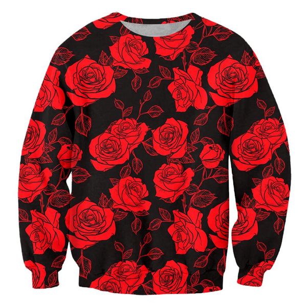 men's hoodies & sweatshirts ifpd eu/us size code novelty red 3d flower leaf print sweater harajuku fashion coat oversized casual street, Black
men's hoodies & sweatshirts ifpd eu/us size code novelty red 3d flower leaf print sweater harajuku fashion coat oversized casual street, Black
