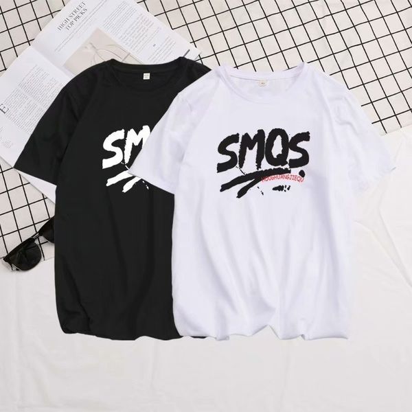 short cotton men's t-shirts sve t-shirt loose round ne baing trend lovers half large size trendy wear, White;black
short cotton men's t-shirts sve t-shirt loose round ne baing trend lovers half large size trendy wear, White;black