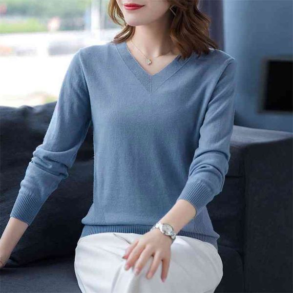 v-neck loose slim sweater female solid color striped long-sleeved rib stretch knit bottoming jumpers pullovers women spring 210427, White;black
v-neck loose slim sweater female solid color striped long-sleeved rib stretch knit bottoming jumpers pullovers women spring 210427, White;black