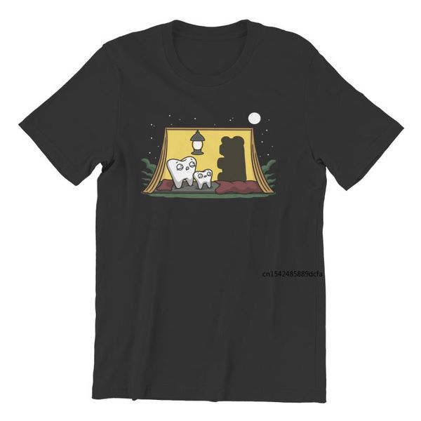 men's t-shirts summer scary tent short sleeve anime streetwear tshirts, White;black
men's t-shirts summer scary tent short sleeve anime streetwear tshirts, White;black