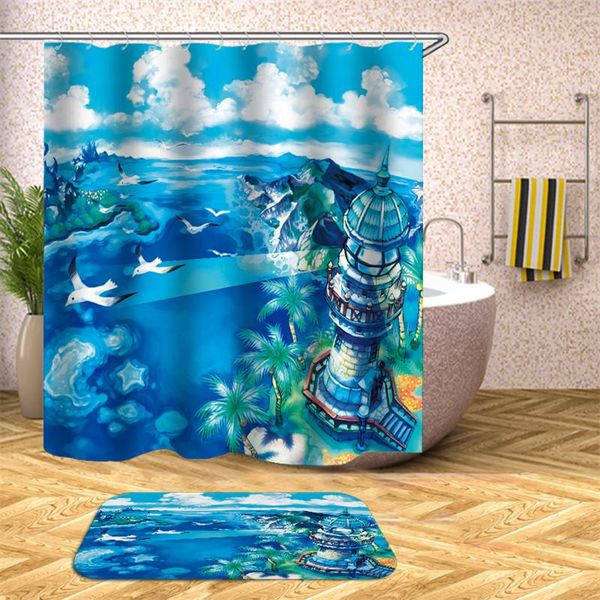 printing landscape shower curtain bathroom waterproof polyester for home decoration curtains
printing landscape shower curtain bathroom waterproof polyester for home decoration curtains