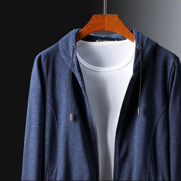 men's trench coats autumn thin hoodie fat plus size sports cardigan hooded sweater spring and jacket tide, Tan;black
men's trench coats autumn thin hoodie fat plus size sports cardigan hooded sweater spring and jacket tide, Tan;black