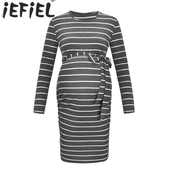 women ladies maternity dresses pregnancy dress pregnant bodycon casual stripe long sleeve baby shower home clothes, White
women ladies maternity dresses pregnancy dress pregnant bodycon casual stripe long sleeve baby shower home clothes, White