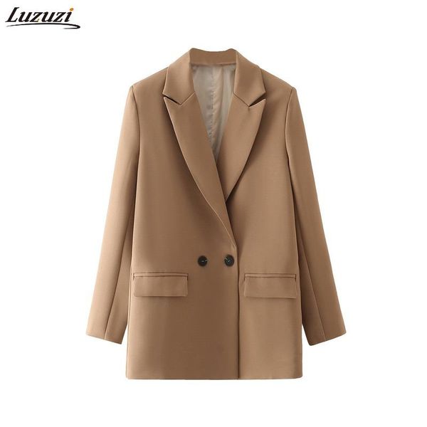 women's suits & blazers luzuzi women blazer elegant coat vintage notched collar pocket 2021 autumn fashion female casual chic office l, White;black
women's suits & blazers luzuzi women blazer elegant coat vintage notched collar pocket 2021 autumn fashion female casual chic office l, White;black