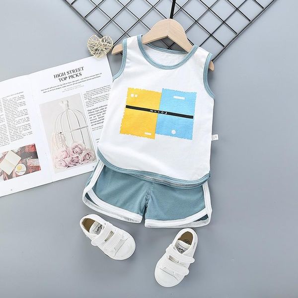 baby vest set kids pure cotton suit girl summer clothes children clothing vest+shorts two piece sets, White
baby vest set kids pure cotton suit girl summer clothes children clothing vest+shorts two piece sets, White
