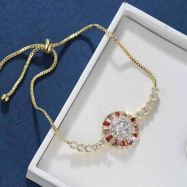 charm bracelets luxury female crystal round bracelet rose gold silver color for women cute rainbow zircon stone party chain, Golden;silver
charm bracelets luxury female crystal round bracelet rose gold silver color for women cute rainbow zircon stone party chain, Golden;silver