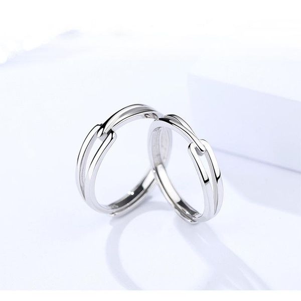 wedding rings elegant s925 sterling silver couple ring simple and generous smooth opening adjustable suitable for marriage occasions, Slivery;golden
wedding rings elegant s925 sterling silver couple ring simple and generous smooth opening adjustable suitable for marriage occasions, Slivery;golden