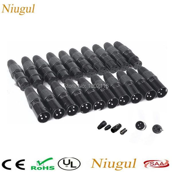 effects 10 pairs 3-pin xlr mic microphone audio connector male plug + female socket adapters
effects 10 pairs 3-pin xlr mic microphone audio connector male plug + female socket adapters