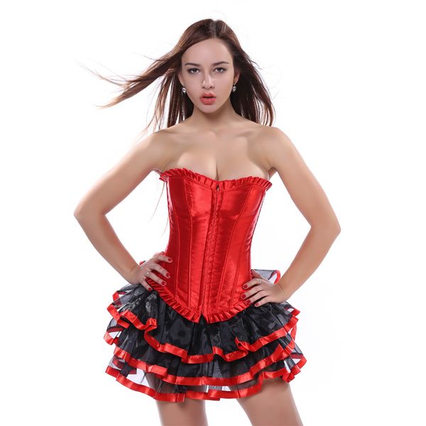 Womens sexy Red CORSET party dress up and Bustier tutu skirt and lingerie LACE short mini dance dress Plus size -2XL, Suit4
Womens sexy Red CORSET party dress up and Bustier tutu skirt and lingerie LACE short mini dance dress Plus size -2XL, Suit4
