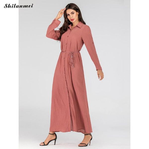 casual dresses women long sleeve maxi dress oversize button shirt pink loose summer clothing femme plus size, Black;gray
casual dresses women long sleeve maxi dress oversize button shirt pink loose summer clothing femme plus size, Black;gray