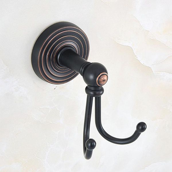 robe hooks 1pcs black oil rubbed brass wall mounted double coat hat towel hook hanger bathroom accessory aba915
robe hooks 1pcs black oil rubbed brass wall mounted double coat hat towel hook hanger bathroom accessory aba915