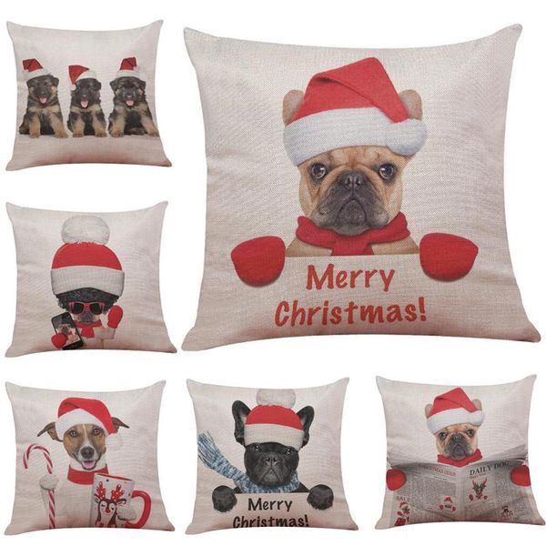 cushion/decorative pillow christmas case xmas dog printed linen cushion cover home decoration car sofa decorative pillowcase 45x45cm
cushion/decorative pillow christmas case xmas dog printed linen cushion cover home decoration car sofa decorative pillowcase 45x45cm