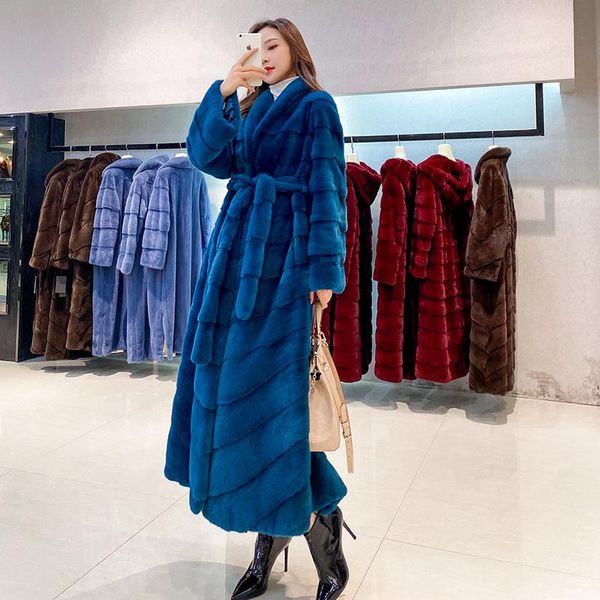 women's fur & faux customized real imported mink coats luxury genuine whole -long jackets ladies women warm over knee overcoat winter, Black
women's fur & faux customized real imported mink coats luxury genuine whole -long jackets ladies women warm over knee overcoat winter, Black