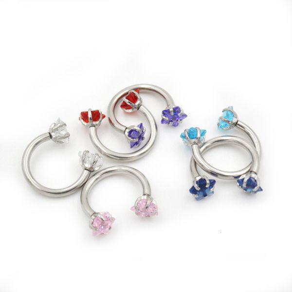 pentagram zircon human body stainless steel star zircon eyebrow
pentagram zircon human body stainless steel star zircon eyebrow