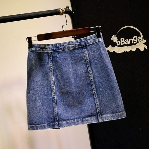 skirts female sexuality will see single high waist breasted denim skirt thin korean pockets fine female fit fashion wrap a-line lqmh, Black
skirts female sexuality will see single high waist breasted denim skirt thin korean pockets fine female fit fashion wrap a-line lqmh, Black