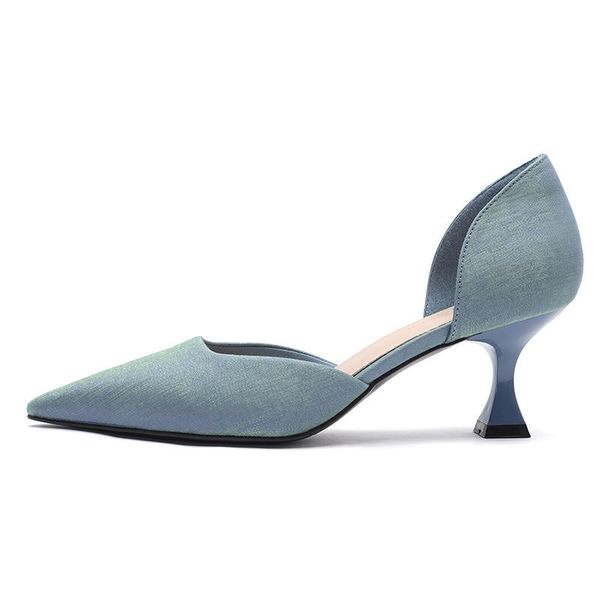 dress shoes brand women 2021 female silk pointed toe thin high heel pumps ladies blue beige wedding heels, Black
dress shoes brand women 2021 female silk pointed toe thin high heel pumps ladies blue beige wedding heels, Black