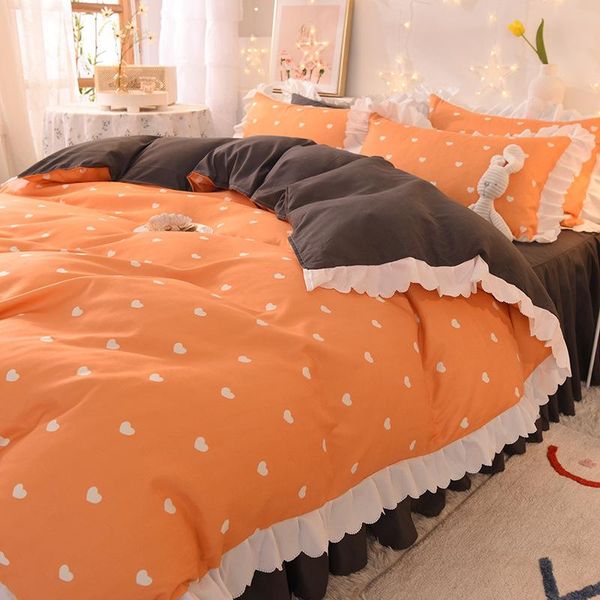 songkaum thickened princess style in spring polyester bedding cover bed sheet pillowcase set sets
songkaum thickened princess style in spring polyester bedding cover bed sheet pillowcase set sets