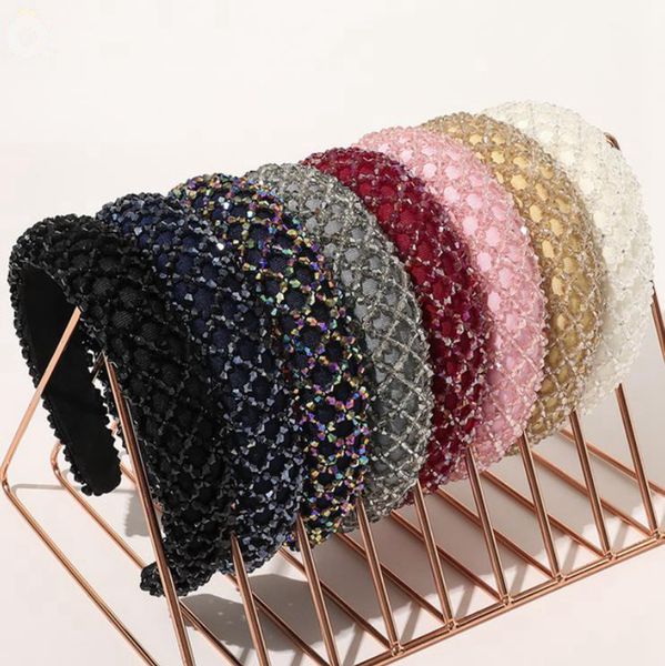 crystal hair bands shiny padded diamond headband women lady luxury hair hoop girls headdress fashion hair accessories 8 colors kka1632, Silver
crystal hair bands shiny padded diamond headband women lady luxury hair hoop girls headdress fashion hair accessories 8 colors kka1632, Silver