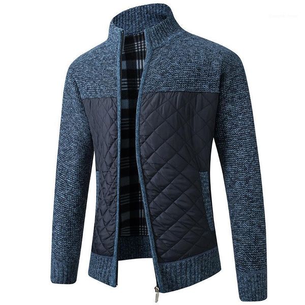 men's jackets 2021 autumn winter jacket slim fit stand collar zipper men solid cotton thick warm sweater, Black;brown
men's jackets 2021 autumn winter jacket slim fit stand collar zipper men solid cotton thick warm sweater, Black;brown