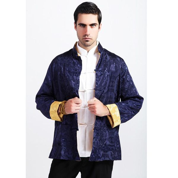 men's jackets blue gold chinese man reversible coat silk satin jacket male tang suit two sided overcoat size m xl xxl xxxl, Black;brown
men's jackets blue gold chinese man reversible coat silk satin jacket male tang suit two sided overcoat size m xl xxl xxxl, Black;brown