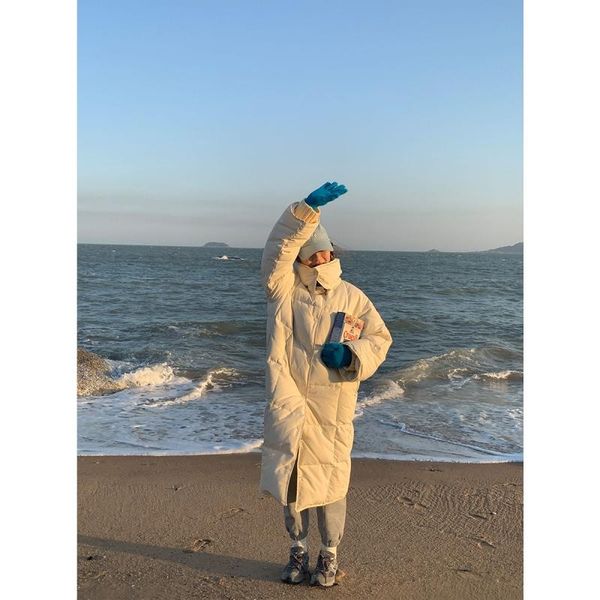 women's down & parkas pink long jacket women 2021 winter style loose warmth thickening trend mid-length padded bread outerwear parka, Black
women's down & parkas pink long jacket women 2021 winter style loose warmth thickening trend mid-length padded bread outerwear parka, Black