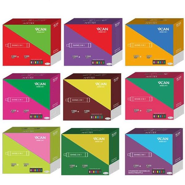 original cigarette vcan shine 2600 puffs1300mah double honor light 2 in 1 with 10 colors disposable vape pen vs r and m bang xxl
original cigarette vcan shine 2600 puffs1300mah double honor light 2 in 1 with 10 colors disposable vape pen vs r and m bang xxl