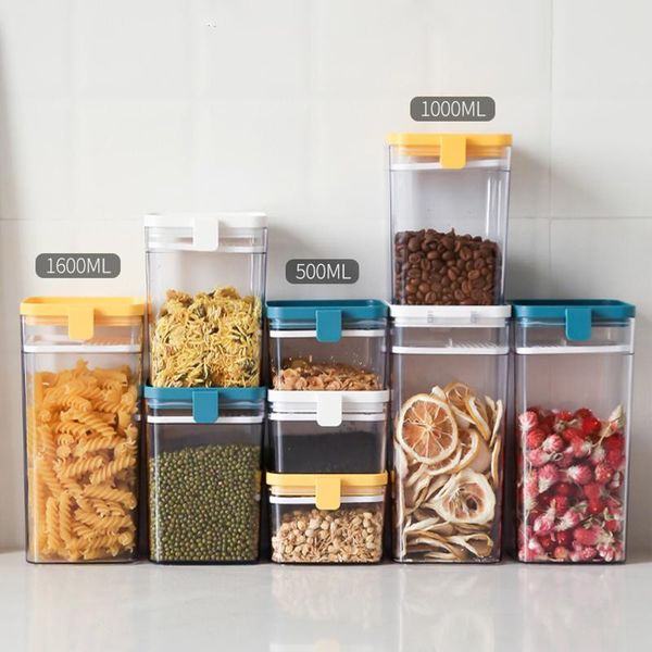 storage bottles & jars plastic airtight container sealing canister with lid cereal seasoning jar sealed flour tank kitchen supply
storage bottles & jars plastic airtight container sealing canister with lid cereal seasoning jar sealed flour tank kitchen supply