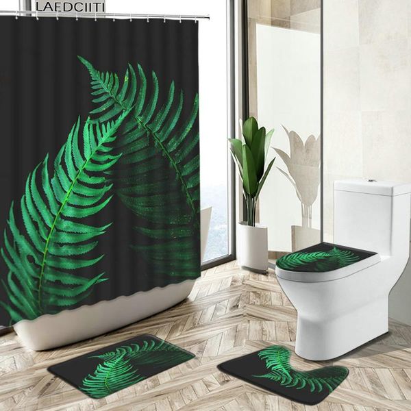 shower curtains tropical green leaf curtain bathroom set banana palm foliage black background non-slip carpet toilet cover floor mat
shower curtains tropical green leaf curtain bathroom set banana palm foliage black background non-slip carpet toilet cover floor mat