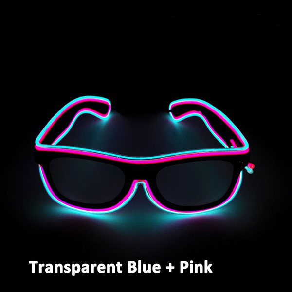 sunglasses glowing el wire glasses dance party supplies apparel accessories neon light led for halloween carnival, White;black
sunglasses glowing el wire glasses dance party supplies apparel accessories neon light led for halloween carnival, White;black