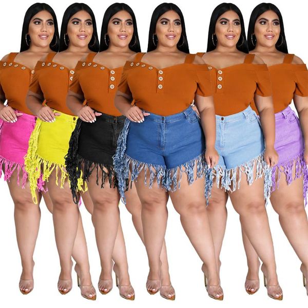 women's jeans shzq ins test women plus size streetwear short 2021 summer high waist tassels light washed skinny denim shorts, Blue
women's jeans shzq ins test women plus size streetwear short 2021 summer high waist tassels light washed skinny denim shorts, Blue