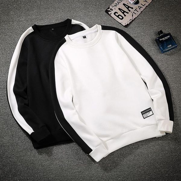 men's hoodies & sweatshirts men patchwork long sleeve pullover crewneck autumn and winter comfortable black white
men's hoodies & sweatshirts men patchwork long sleeve pullover crewneck autumn and winter comfortable black white