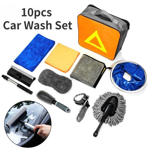 car sponge 10pcs wash kit tool cleaning microfiber cloths duster tire brush window water squeegee foldable bucket box
car sponge 10pcs wash kit tool cleaning microfiber cloths duster tire brush window water squeegee foldable bucket box