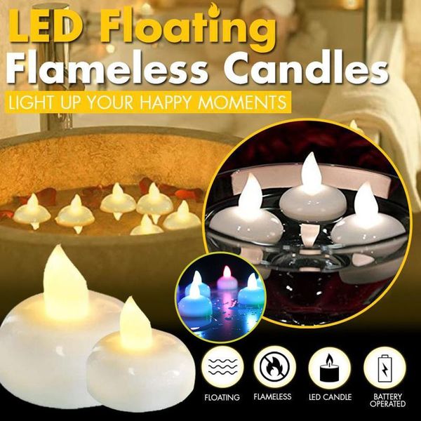 candles home bath floating led tealights flameless water sensor wedding party decorations fast delivery drop
candles home bath floating led tealights flameless water sensor wedding party decorations fast delivery drop