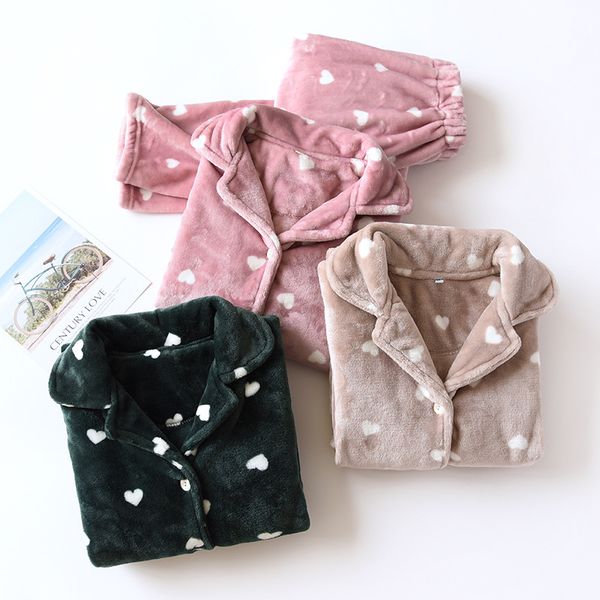 nightie for women 2pcs pajama set 2021 winter new long sleeve thien warm pink/khaki home suit pijama femeninoby air, Black;red
nightie for women 2pcs pajama set 2021 winter new long sleeve thien warm pink/khaki home suit pijama femeninoby air, Black;red