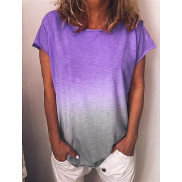 women's t-shirt women summer rainbow t shirt tee big size gradient short sleeve beach vintage daily 2021 printing, White
women's t-shirt women summer rainbow t shirt tee big size gradient short sleeve beach vintage daily 2021 printing, White