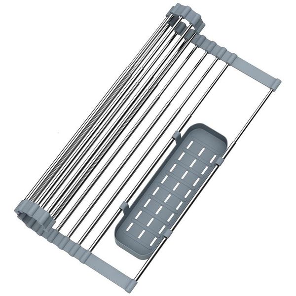 kitchen storage & organization expandable roll-up dish drying rack for collapsible over the sink with space-saving design
kitchen storage & organization expandable roll-up dish drying rack for collapsible over the sink with space-saving design