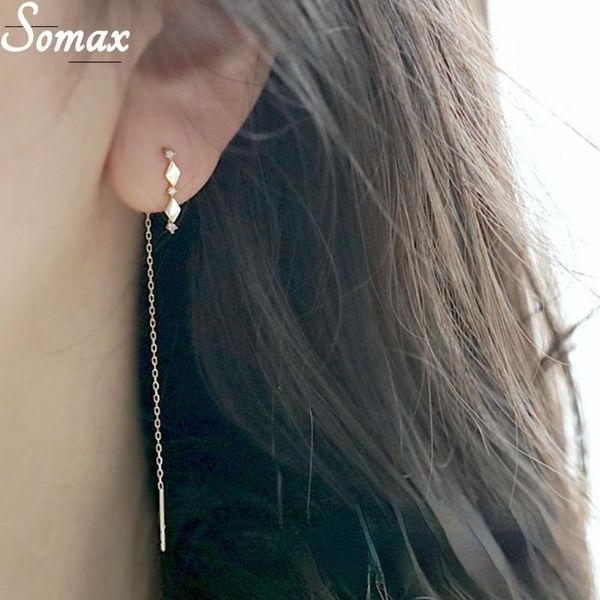 stud 925 sterling silver korean plated 14k gold earrings diamond separated tassels french retro long jewelry accessories, Golden;silver
stud 925 sterling silver korean plated 14k gold earrings diamond separated tassels french retro long jewelry accessories, Golden;silver
