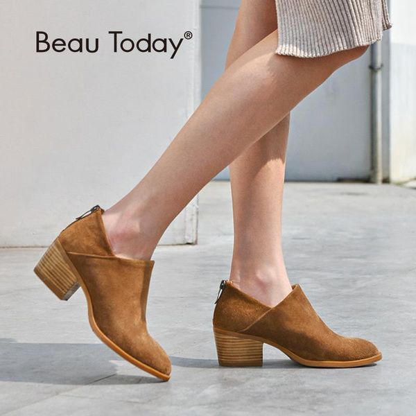 boots beautoday women high heel round toe zipper handmade genuine leather cow suede ankle boot spring autumn lady shoes 0331511, Black
boots beautoday women high heel round toe zipper handmade genuine leather cow suede ankle boot spring autumn lady shoes 0331511, Black