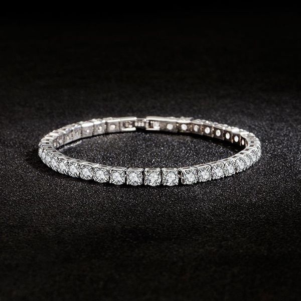 link, chain kofsac shiny luxurious full zircon bracelet for women silver color jewelry trendy lady appointment accessories romantic gift, Black
link, chain kofsac shiny luxurious full zircon bracelet for women silver color jewelry trendy lady appointment accessories romantic gift, Black