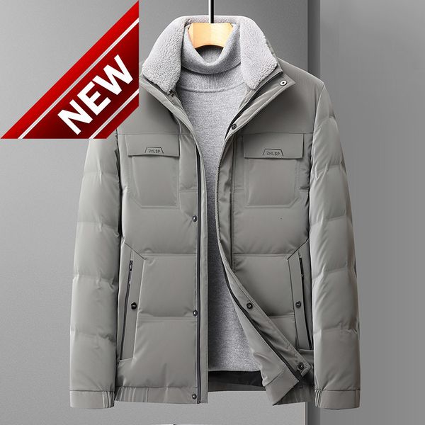 winter new arrivlas men puffer jacket smart casual fashion stand collar short thicken warm white duck down brand parka, Black
winter new arrivlas men puffer jacket smart casual fashion stand collar short thicken warm white duck down brand parka, Black