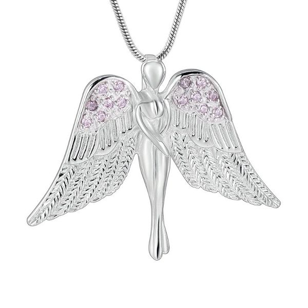 pendant necklaces ijd10083 ange necklace women men cremation jewelry for ashes keepsake memorial urn in stainless stee, Silver
pendant necklaces ijd10083 ange necklace women men cremation jewelry for ashes keepsake memorial urn in stainless stee, Silver