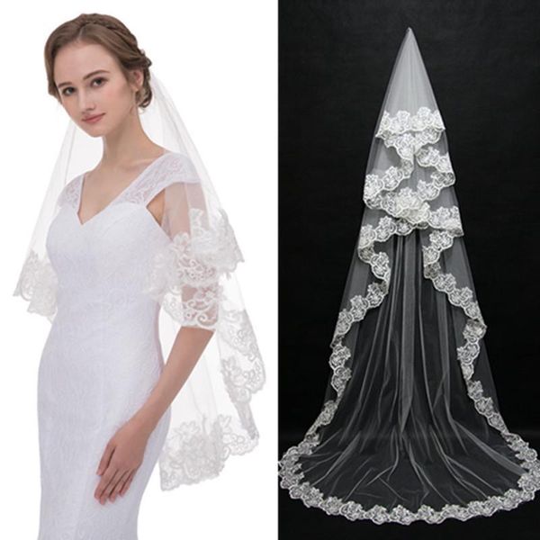 hair accessories women mesh cathedral wedding veil romantic luxury long tail bridal two layers lace tulle
hair accessories women mesh cathedral wedding veil romantic luxury long tail bridal two layers lace tulle