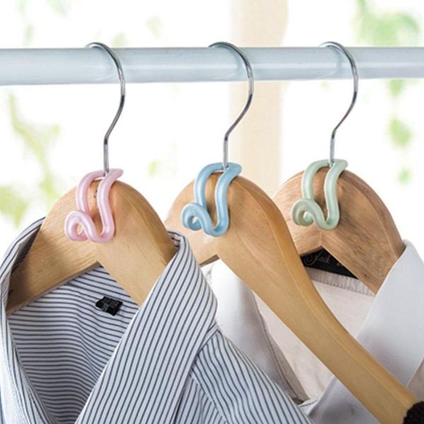 hangers & racks 5pcs/pack non-slip tandem hanger hook mini clothing wardrobe storage 
hangers & racks 5pcs/pack non-slip tandem hanger hook mini clothing wardrobe storage