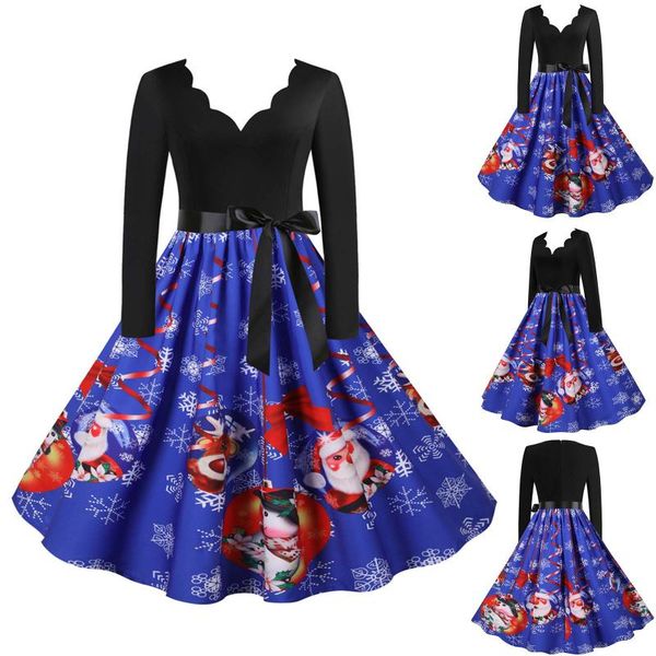 casual dresses 2021 charistmas ladies dress women's vintage print long sleeve v neck year evening party large swing size s-l3 #3, Black;gray
casual dresses 2021 charistmas ladies dress women's vintage print long sleeve v neck year evening party large swing size s-l3 #3, Black;gray