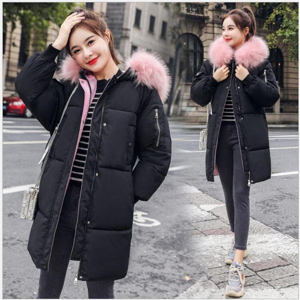 women's trench coats 2021 winter jacket women hooded warm thicken padded female outwear coat long parka student mujer invierno, Tan;black
women's trench coats 2021 winter jacket women hooded warm thicken padded female outwear coat long parka student mujer invierno, Tan;black