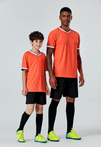#034 football uniform men+kids soccer jersey printing team custom track and field sports short-sleeved shirt, Black;yellow
#034 football uniform men+kids soccer jersey printing team custom track and field sports short-sleeved shirt, Black;yellow
